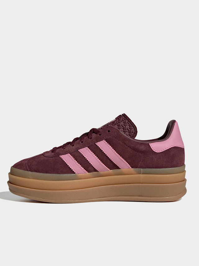 adidas Originals, Gazelle Bold (GS), red, Image 2 of 8