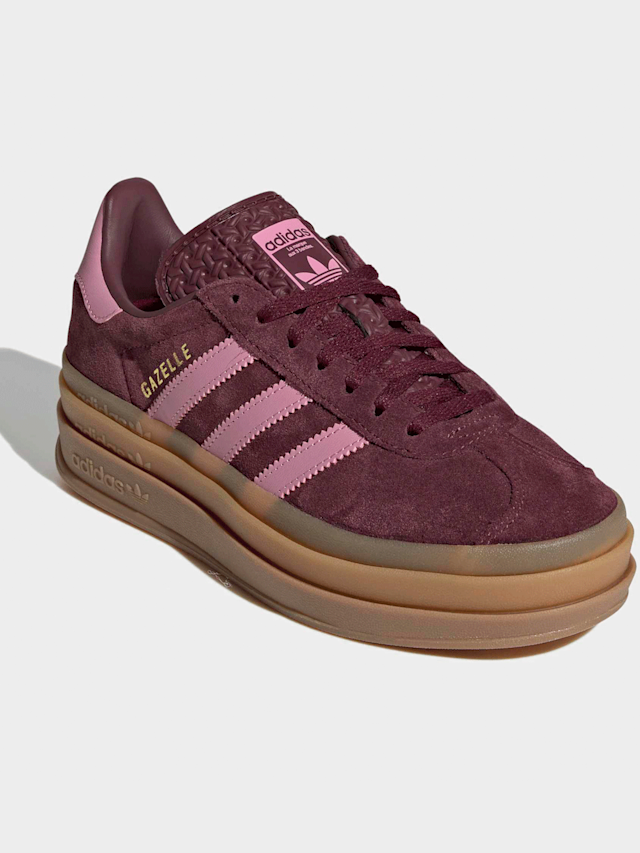 adidas Originals, Gazelle Bold (GS), red, Image 3 of 8