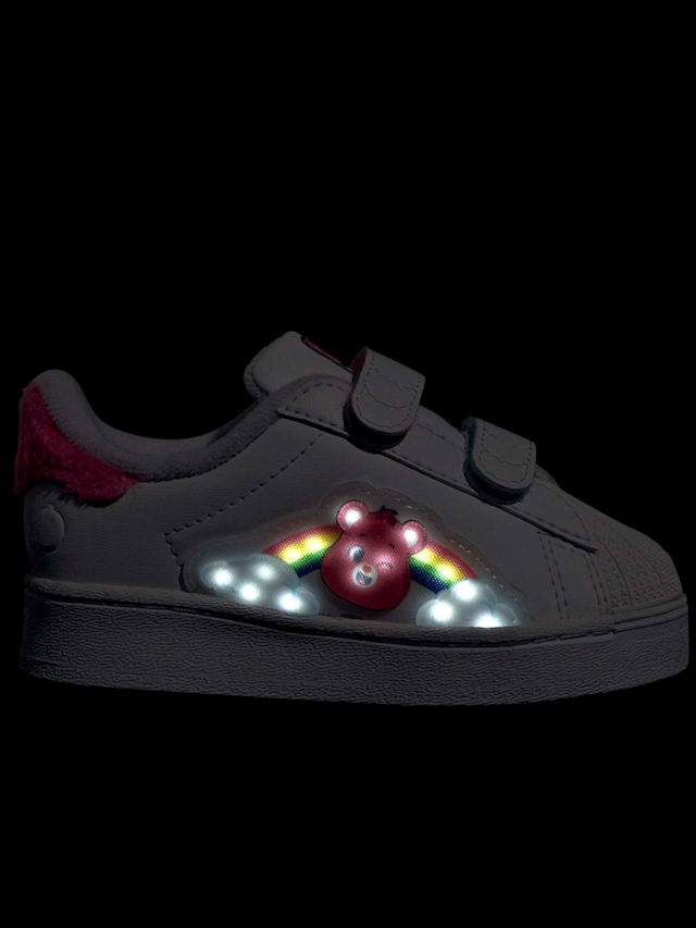 adidas Originals, Superstar LED Lights Toddlers, white, Image 9 of 9