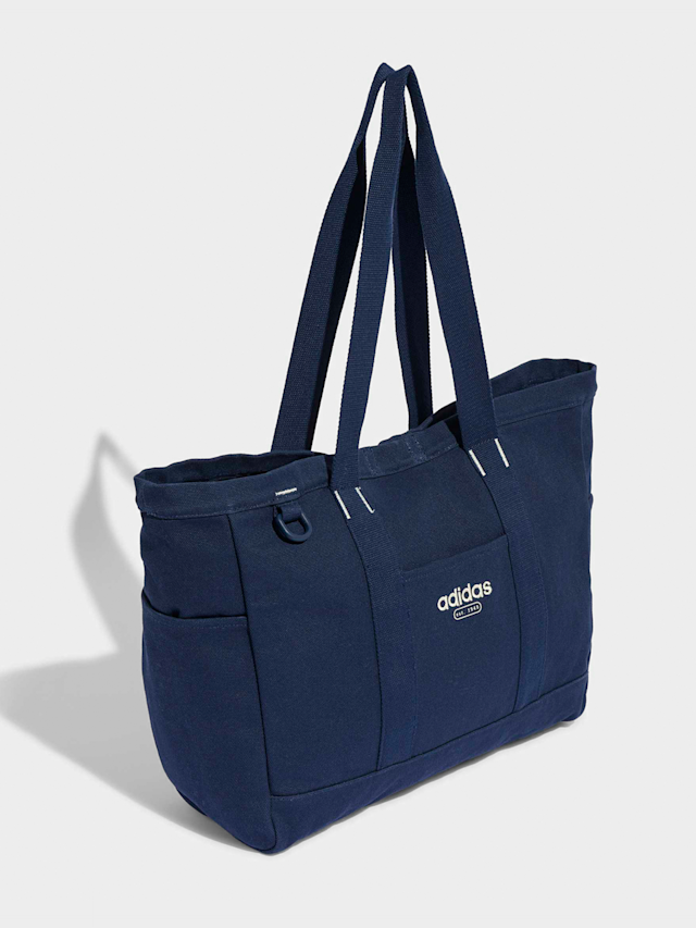 adidas Originals, Canvas Tote Bag, blue, Image 3 of 6