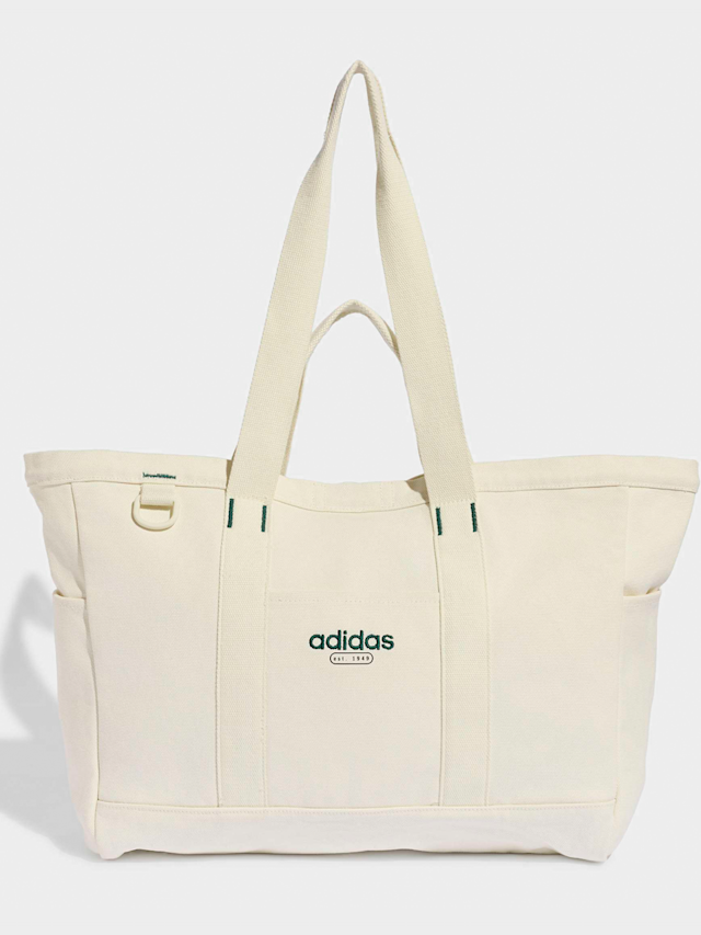 adidas Originals, Canvas Tote Bag, beige, Image 1 of 6