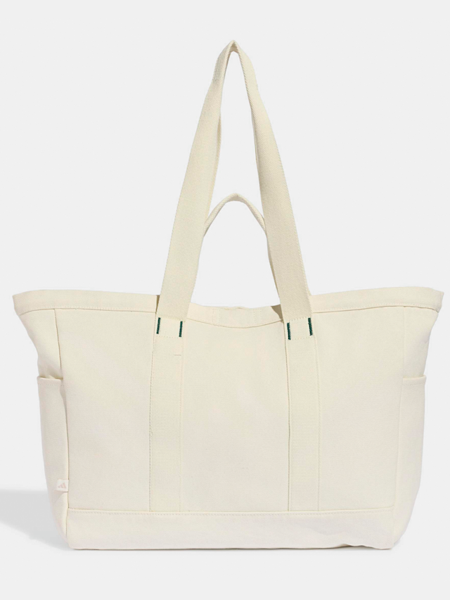 adidas Originals, Canvas Tote Bag, beige, Image 2 of 6