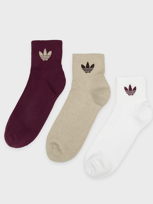 adidas Originals, 3 PACK - Quarter Socks, multi-colour, Image 1 of 2