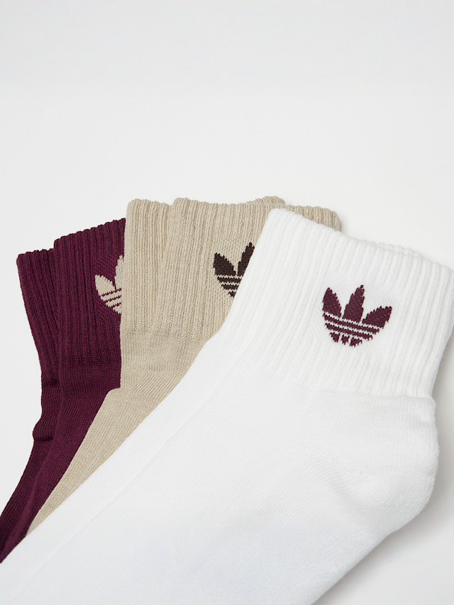 adidas Originals, 3 PACK - Quarter Socks, multi-colour, Image 2 of 2