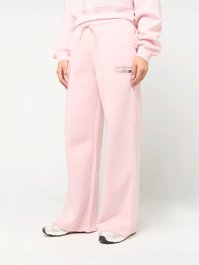New Balance, Trackside Fleece Pant, light pink, Image 1 of 4