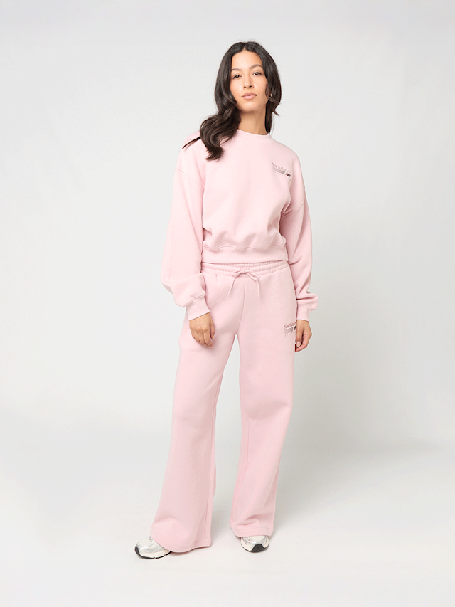 New Balance, Trackside Fleece Pant, light pink, Image 4 of 4