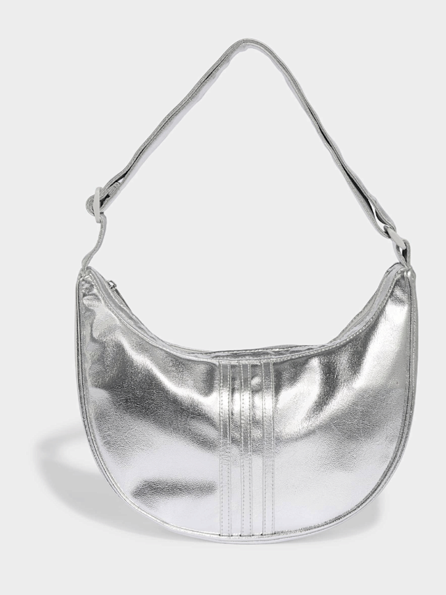 adidas Originals, Adicolor Half Crescent Bag, silver, Image 2 of 6