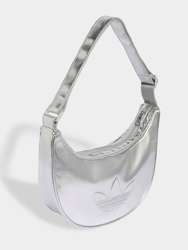 adidas Originals, Adicolor Half Crescent Bag, silver, Image 3 of 6