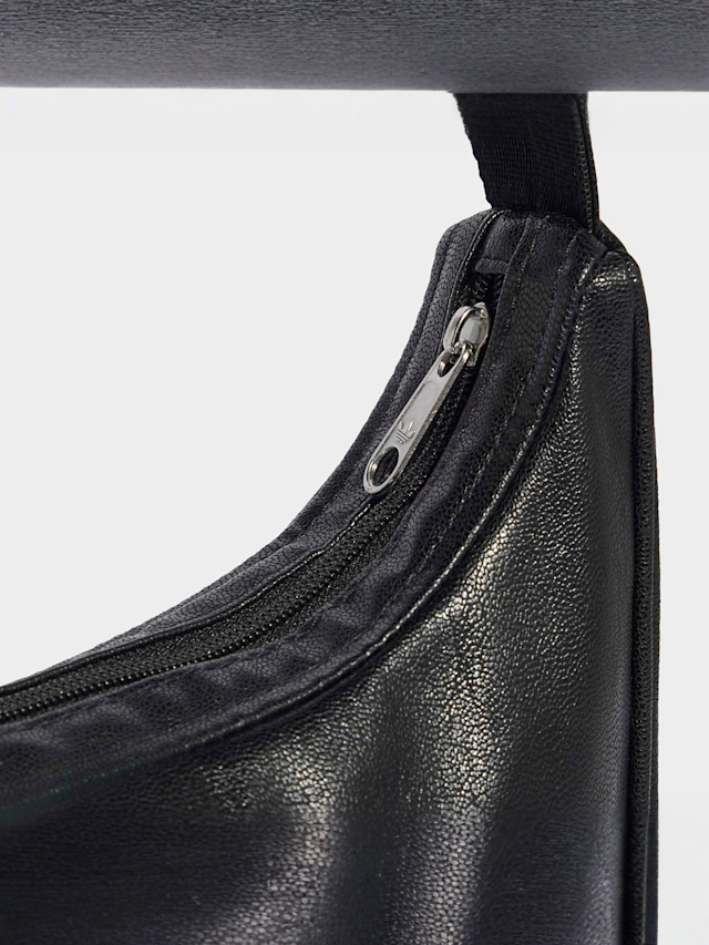adidas Originals, Adicolor Half Crescent Bag Metallic PU, black, Image 6 of 6