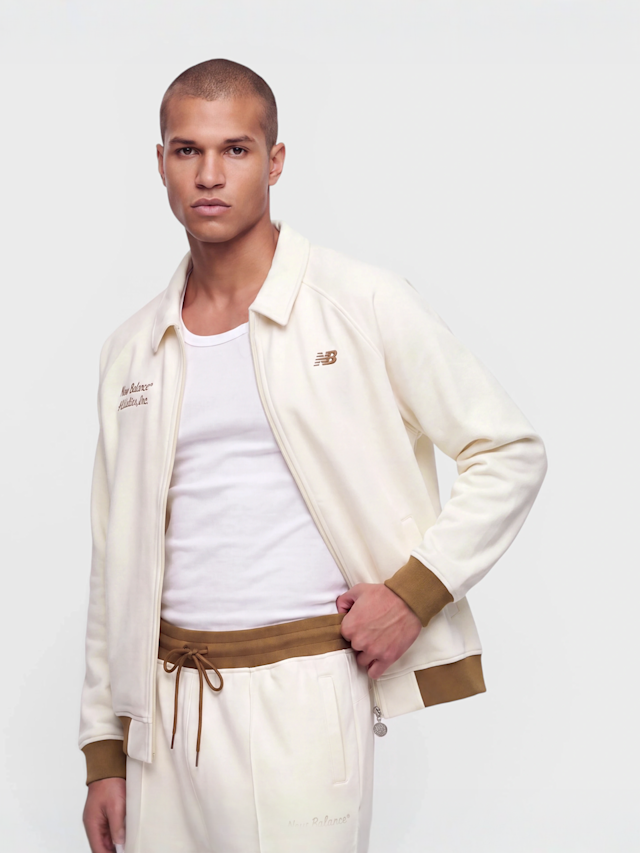 New Balance, Sport Legacy Pique Jacket, beige, Image 1 of 4