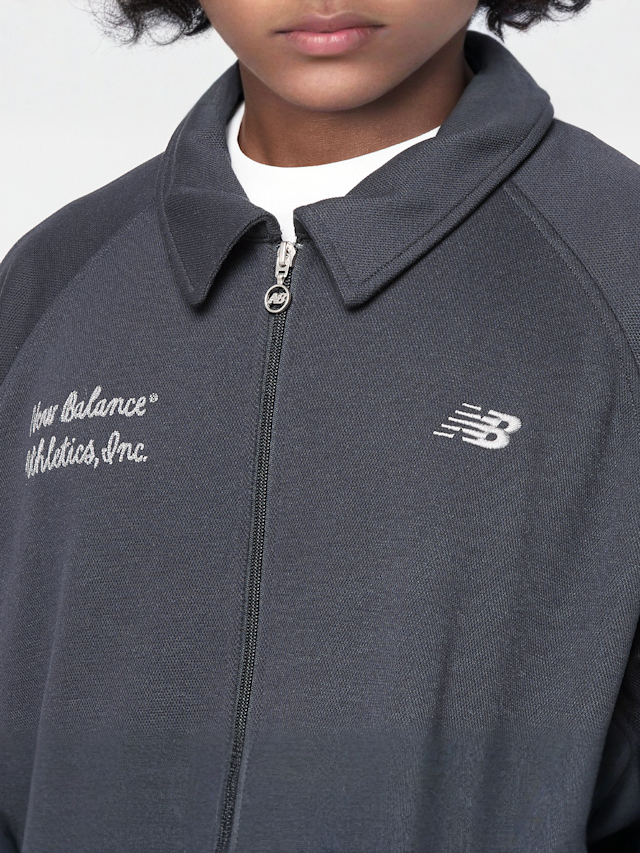 New Balance, Sport Legacy Pique Jacket, blue, Image 3 of 4
