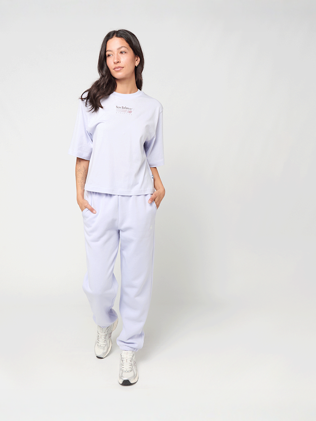 New Balance, Trackside Relaxed T-Shirt, purple, Image 4 of 4
