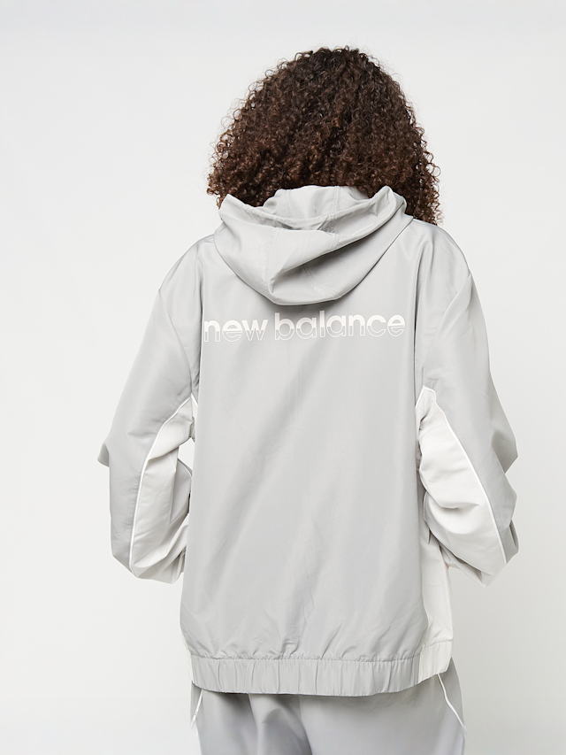 New Balance, Trackside Woven Jacket, grey, Image 2 of 5