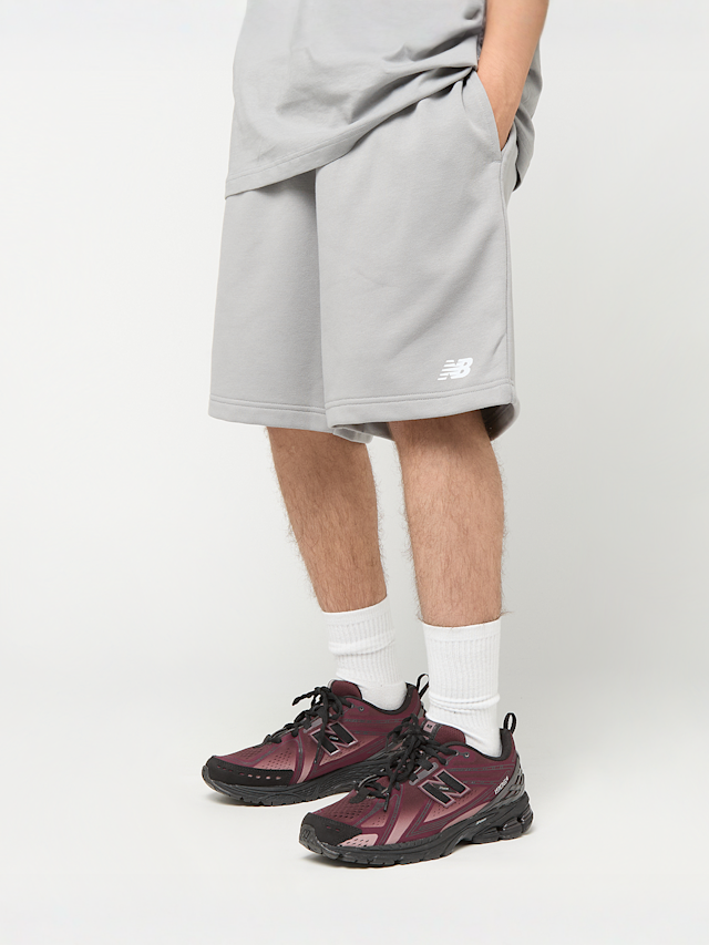 New Balance, 9in French Terry Short, grey, Image 1 of 4