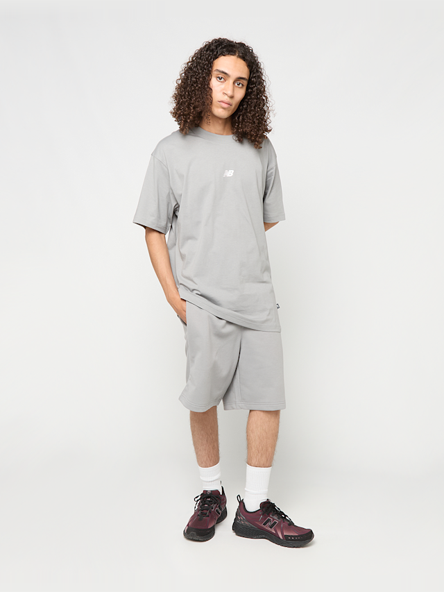 New Balance, 9in French Terry Short, grey, Image 4 of 4