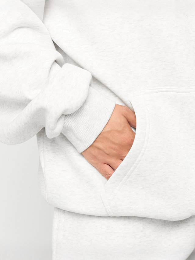 Urban Classics, Fluffy Hoody, grey, Image 3 of 4