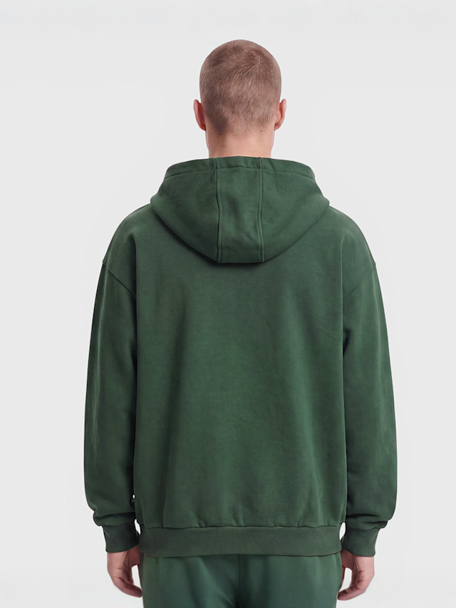 Urban Classics, Fluffy Zip Hoody, green, Image 2 of 4