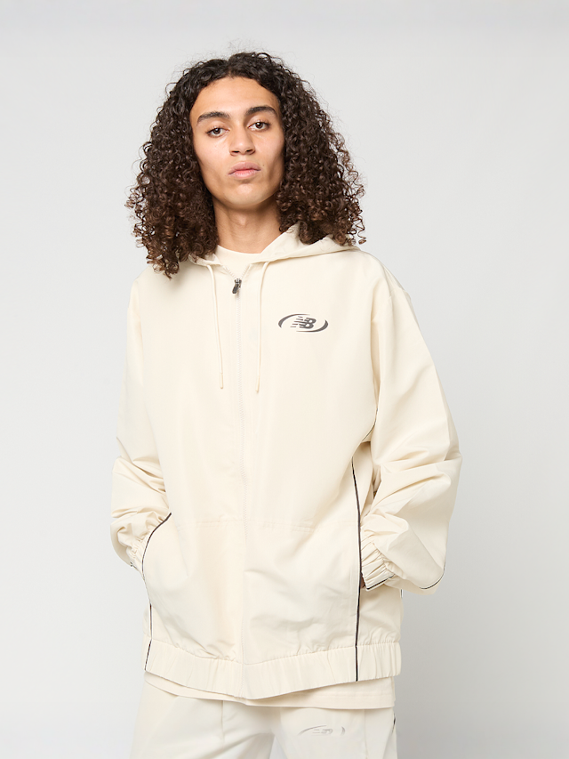 New Balance, Trackside Woven Jacket, beige, Image 2 of 6