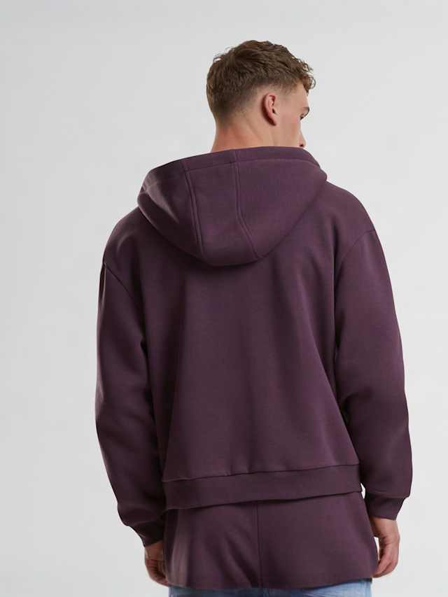 Urban Classics, Fluffy Zip Hoody, purple, Image 2 of 4