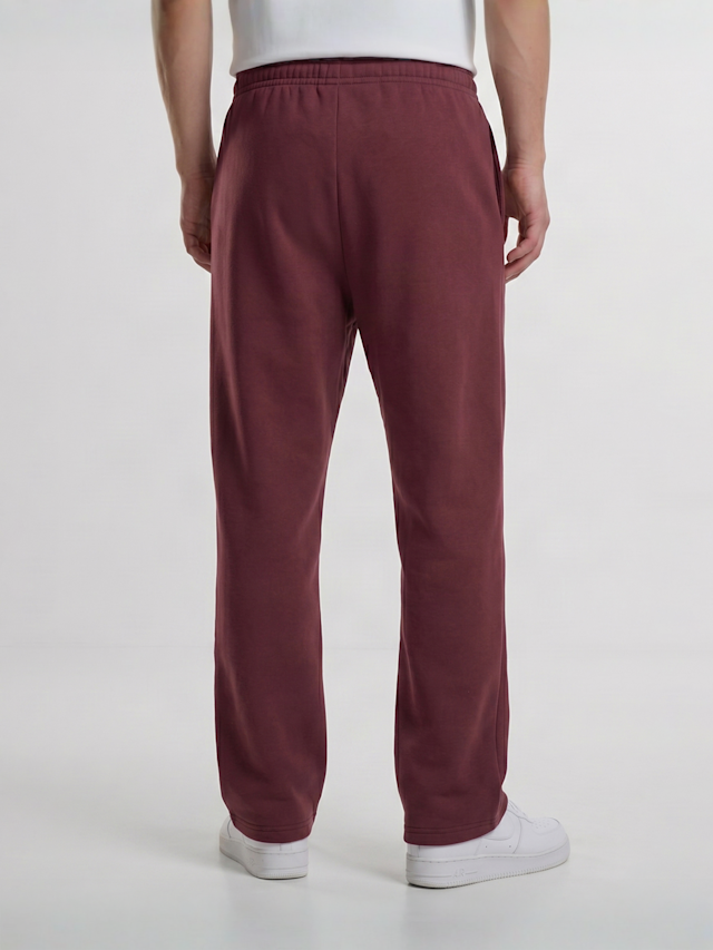 Urban Classics, Fluffy Trackpants, red, Image 2 of 3
