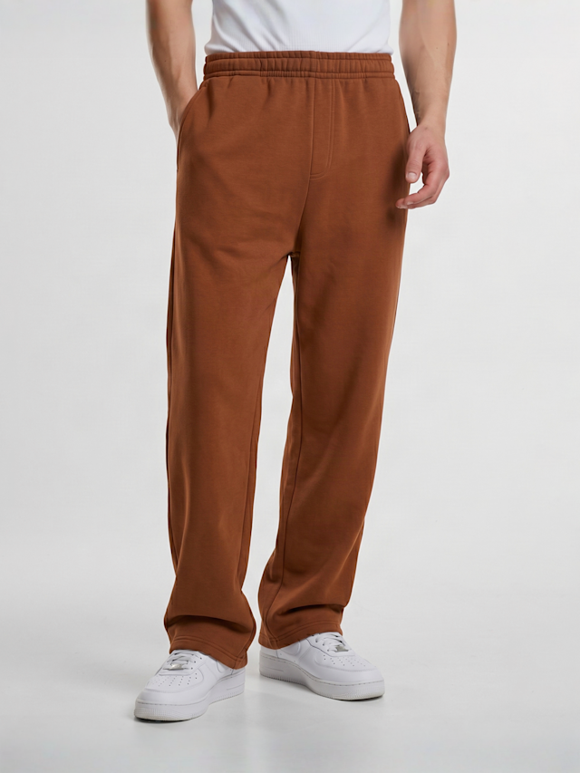 Urban Classics, Fluffy Trackpants, red, Image 1 of 3