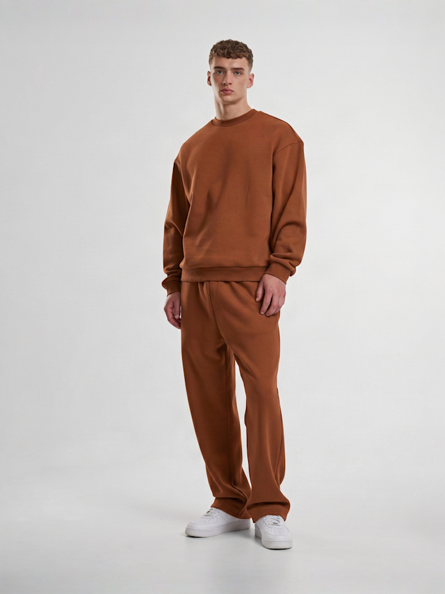Urban Classics, Fluffy Trackpants, red, Image 3 of 3