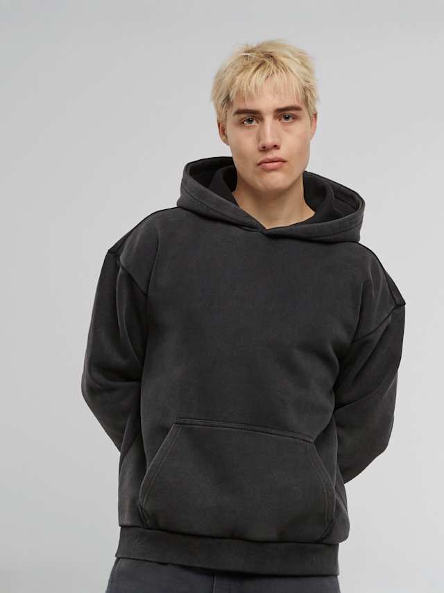 Urban Classics, Vintage Heavy Hoody, grey, Image 1 of 4
