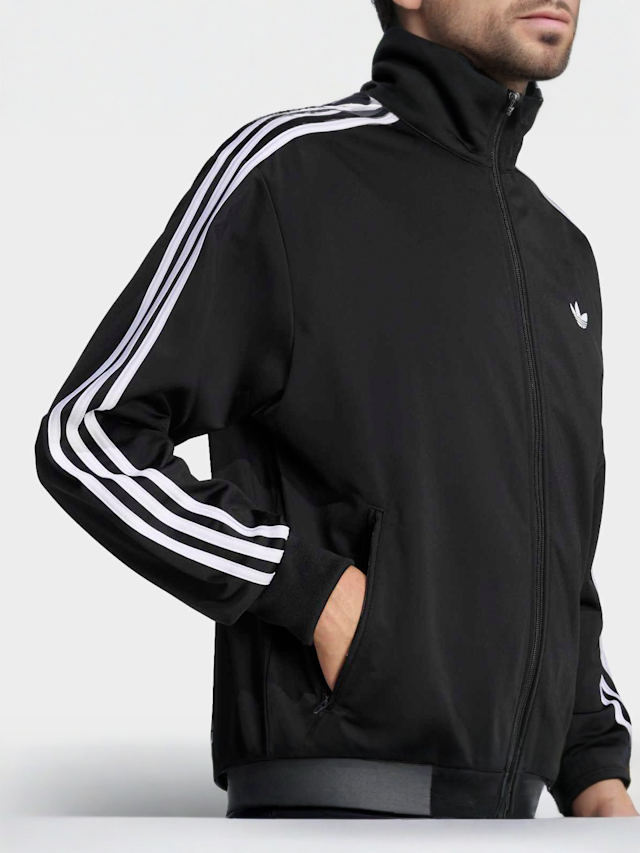 adidas Originals, Firebird Track Top, black, Image 4 of 5