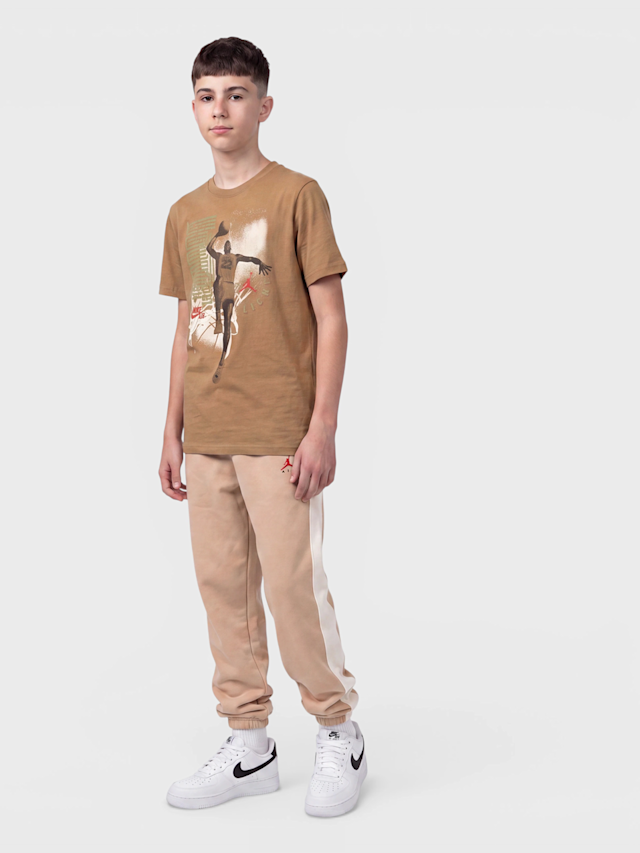 Jordan, JDB MJ Retro Hangtime Short Sleeve Tee, brown, Image 4 of 4