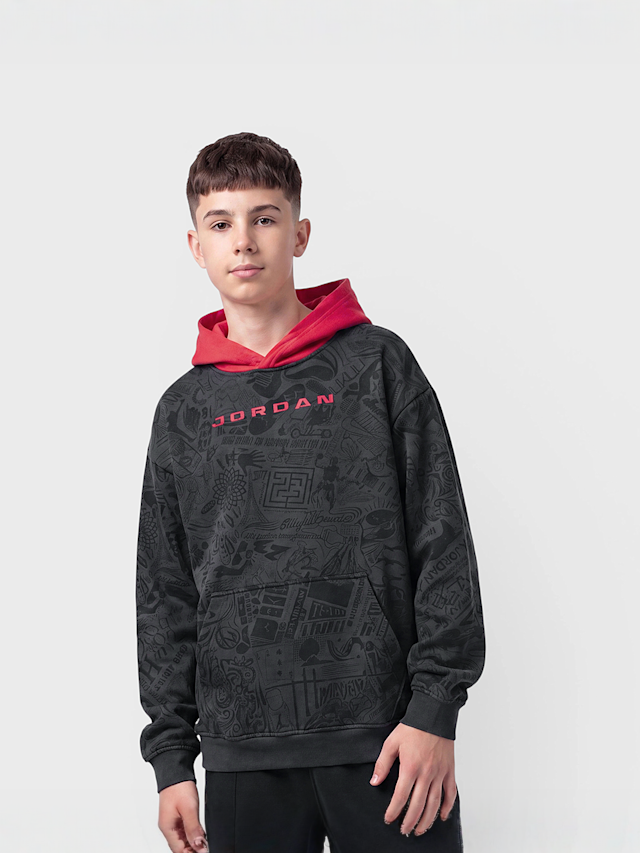 Jordan, JDB MJ Brooklyn Hoodie, grey, Image 1 of 5