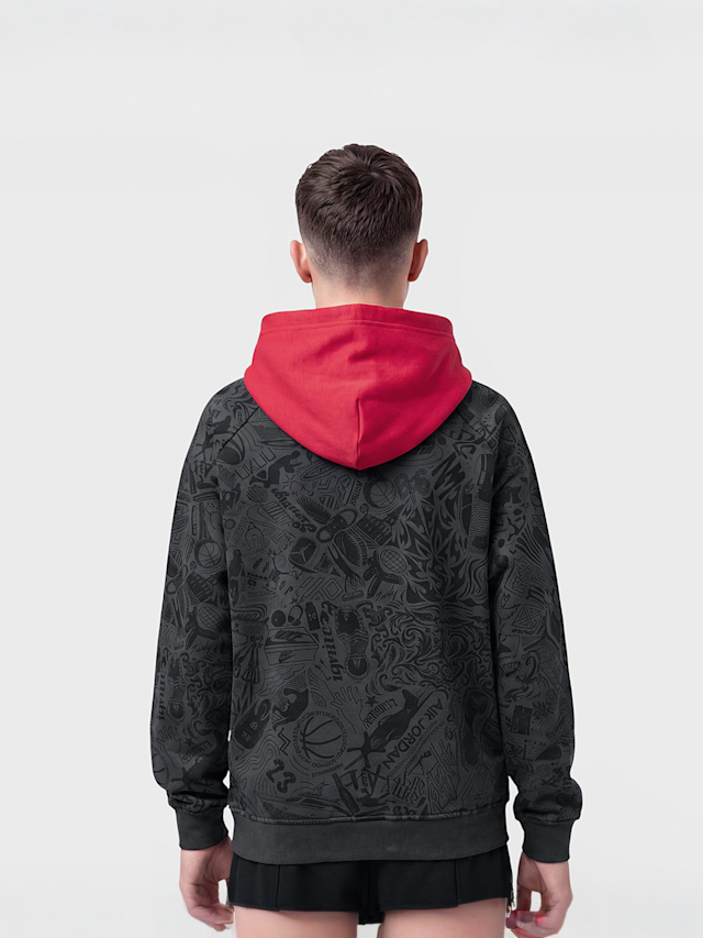 Jordan, JDB MJ Brooklyn Hoodie, grey, Image 2 of 5