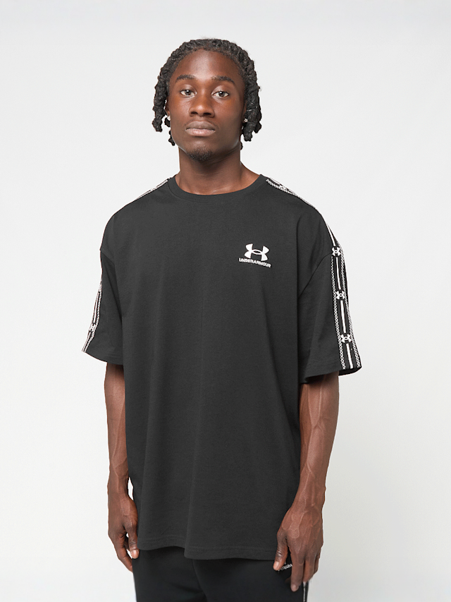 Under Armour, Icon HWT Tee Taped, black, Image 1 of 6
