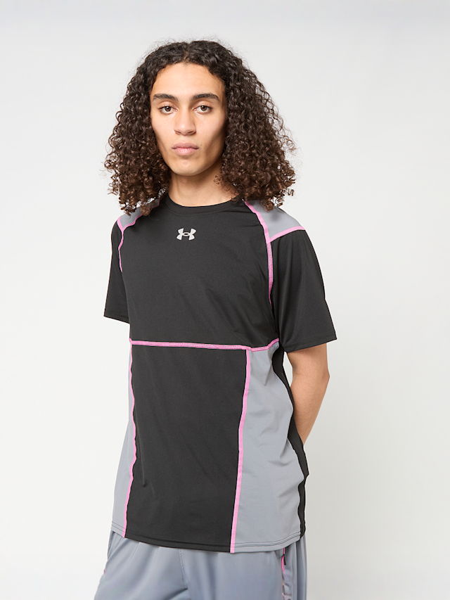Under Armour, Heatgear Elite Fitted Short Sleeve, grey, Image 1 of 6