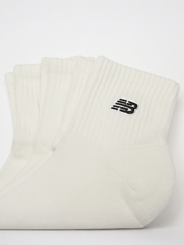 New Balance, 3 PACK - Black Patch Logo Seasonal Ankle, white, Image 2 of 2