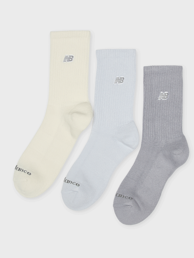 New Balance, 3 PACK - Grey Patch Logo Seasonal Midcalf, multi-colour, Image 1 of 2