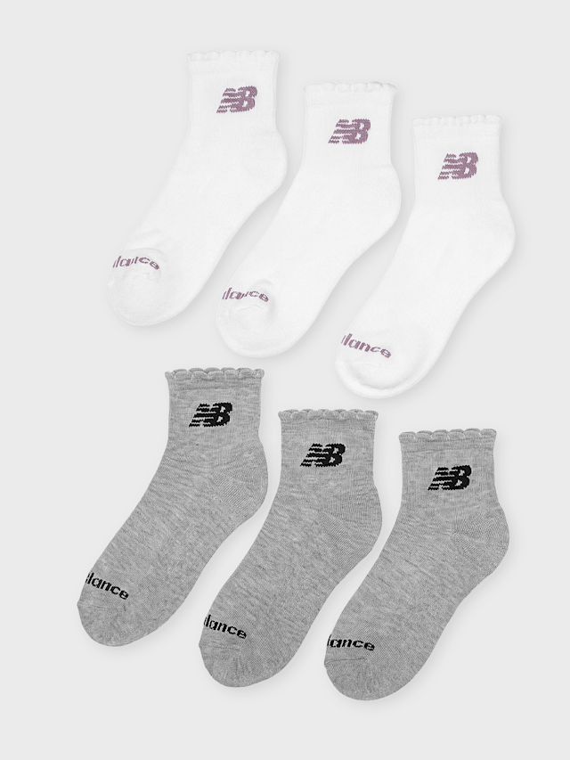 New Balance, 6 PACK - Lettuce Edge Seasonal Ankle, multi-colour, Image 1 of 2