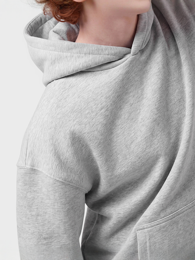 Urban Classics, Fluffy Hoody, grey, Image 3 of 4