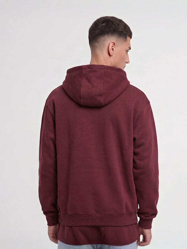 Urban Classics, Fluffy Zip Hoody, red, Image 2 of 3