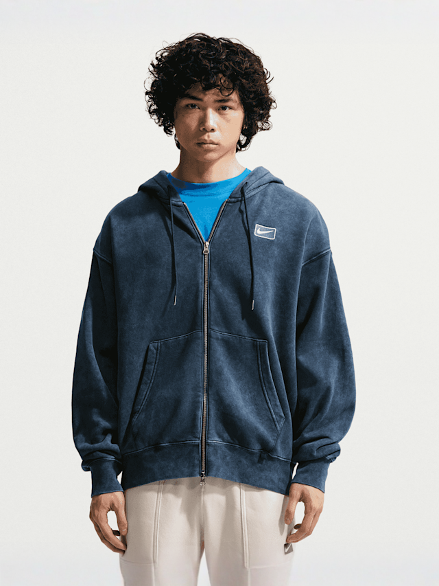 Nike  , Sportswear Graphics Fullzip Hoodie, blue, Image 1 of 4