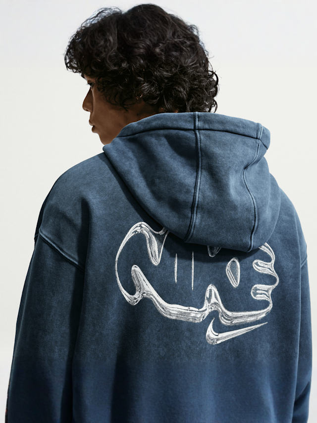 Nike  , Sportswear Graphics Fullzip Hoodie, blue, Image 4 of 4
