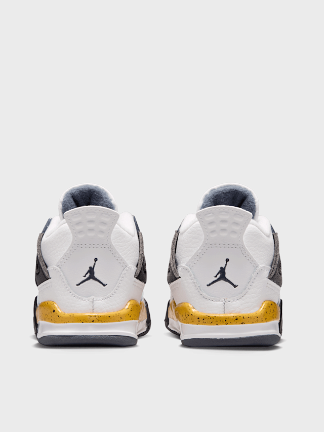Jordan, Air Jordan 4 Retro "Tour Yellow" Toddler, white, Image 4 of 7