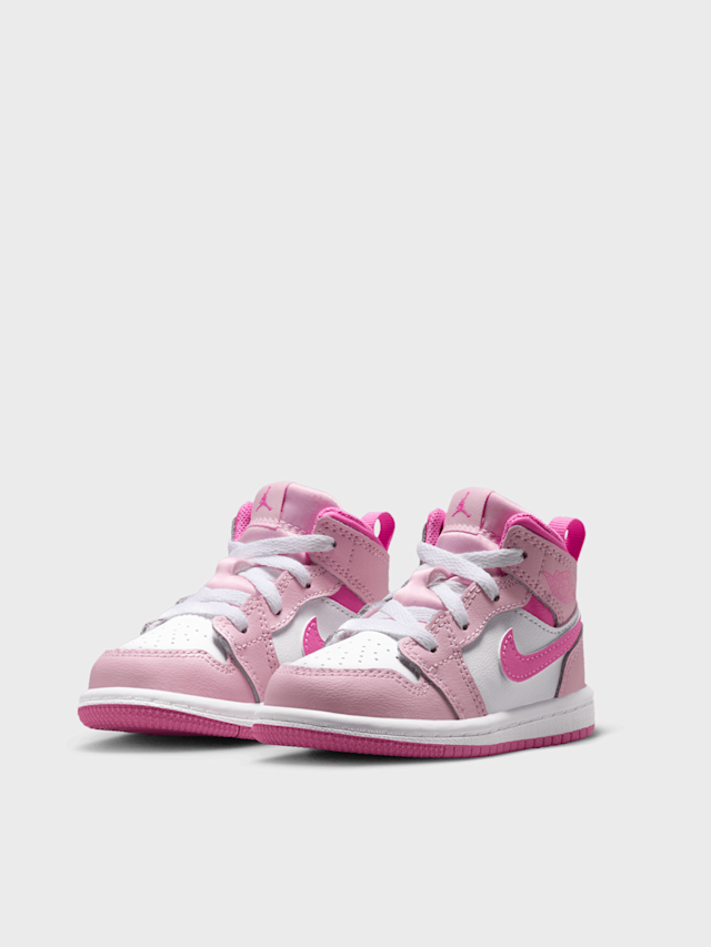 Jordan, Jordan 1 Mid Toddlers, light pink, Image 3 of 7