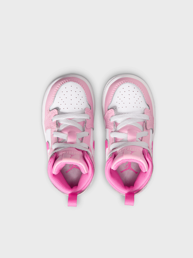Jordan, Jordan 1 Mid Toddlers, light pink, Image 6 of 7