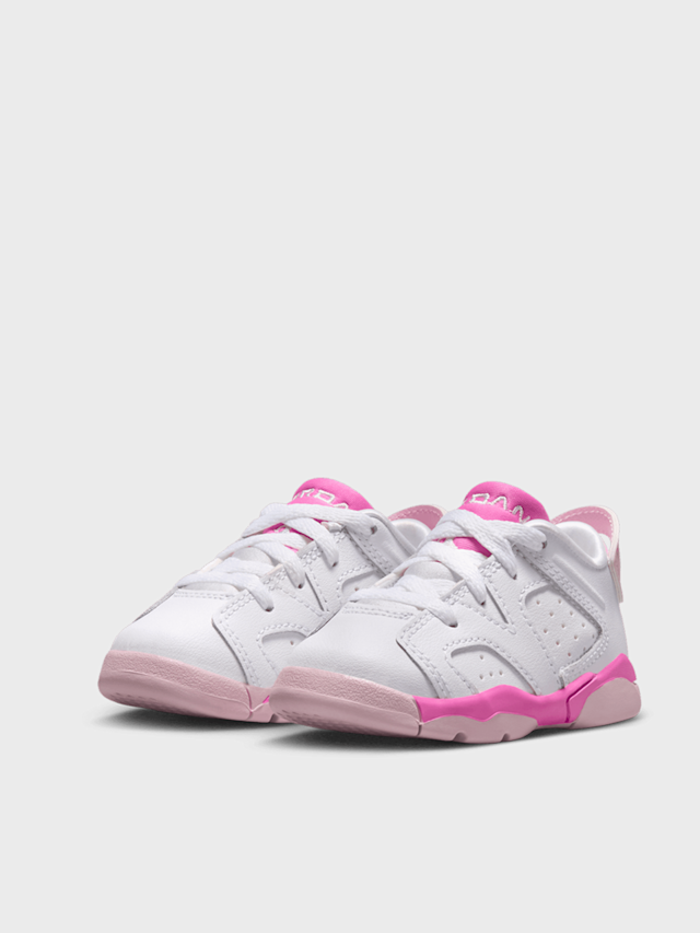 Jordan, Air Jordan 6 Retro Low Toddlers, white, Image 3 of 7