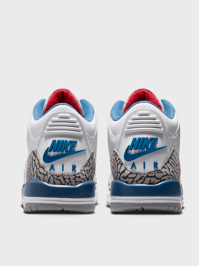 Jordan, Air Jordan 3 Retro (GS) “True Blue”, white, Image 4 of 8