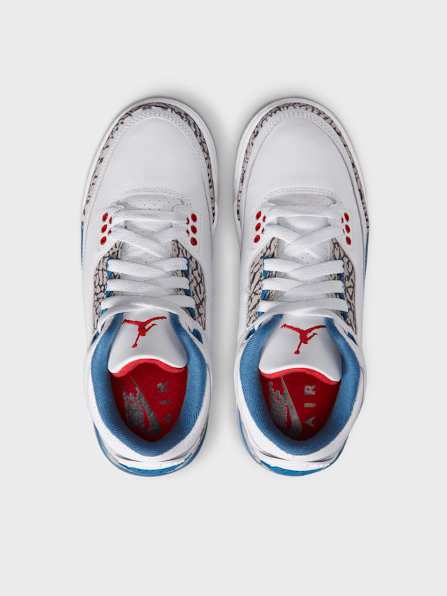 Jordan, Air Jordan 3 Retro (GS) “True Blue”, white, Image 6 of 8