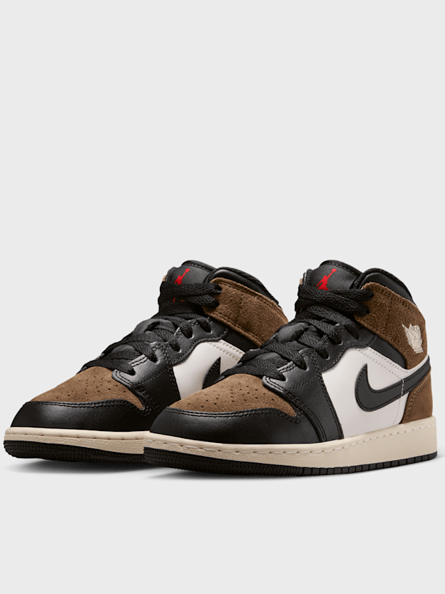 Jordan, Air Jordan 1 Mid (GS), brown, Image 3 of 8