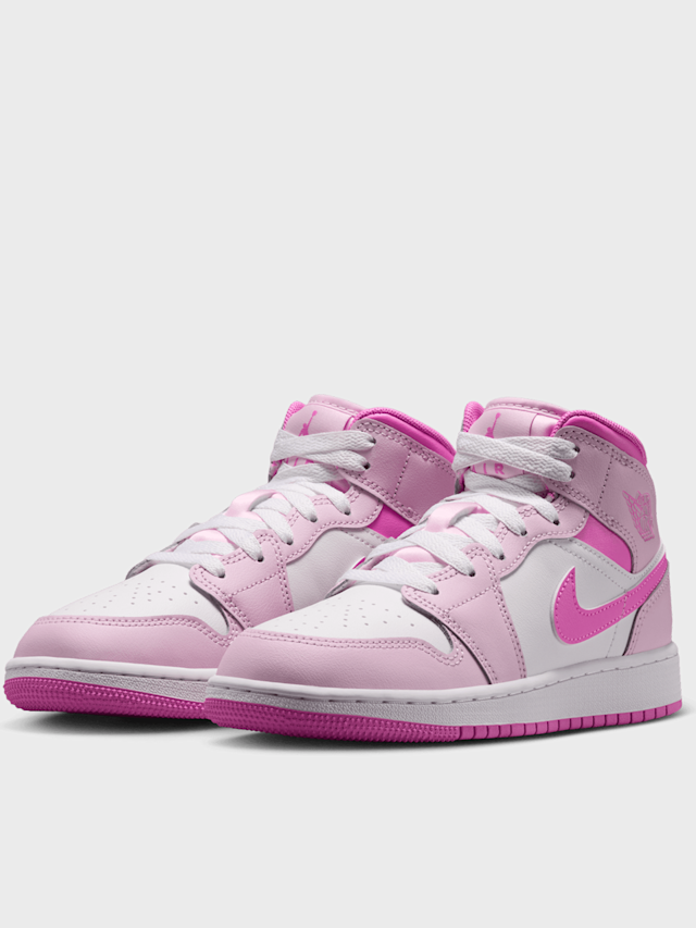 Jordan, Jordan 1 Mid (GS), Pink, Image 3 of 8
