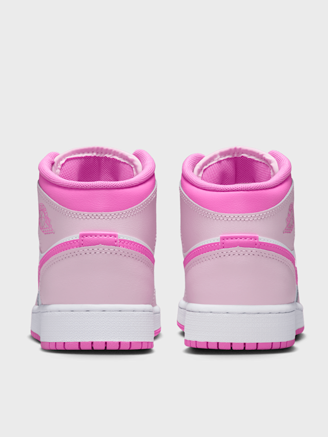 Jordan, Jordan 1 Mid (GS), Pink, Image 4 of 8
