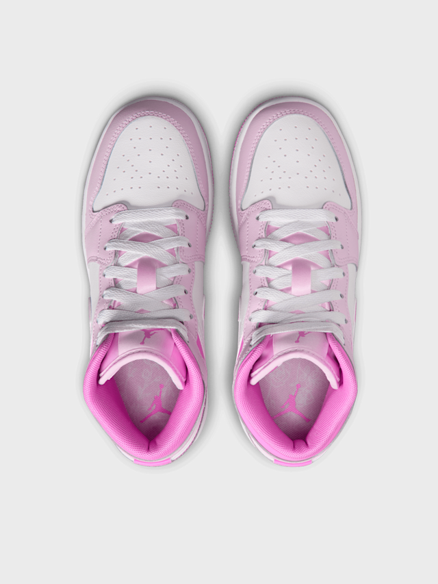 Jordan, Jordan 1 Mid (GS), Pink, Image 6 of 8